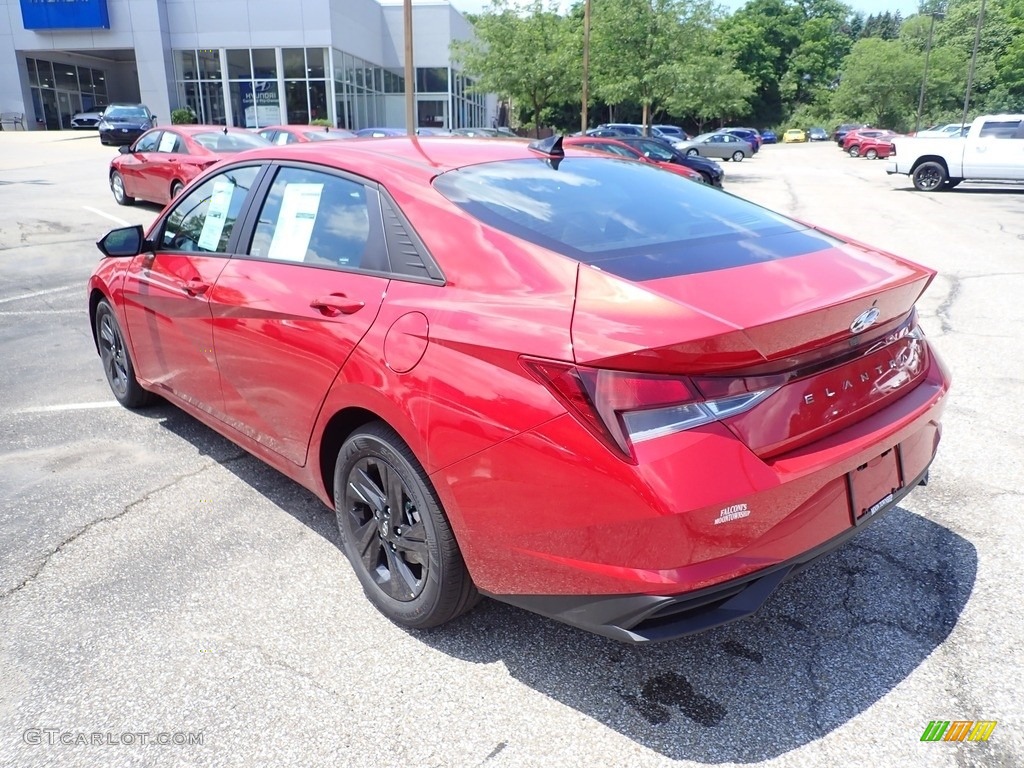 2021 Elantra SEL - Calypso Red / Black photo #7