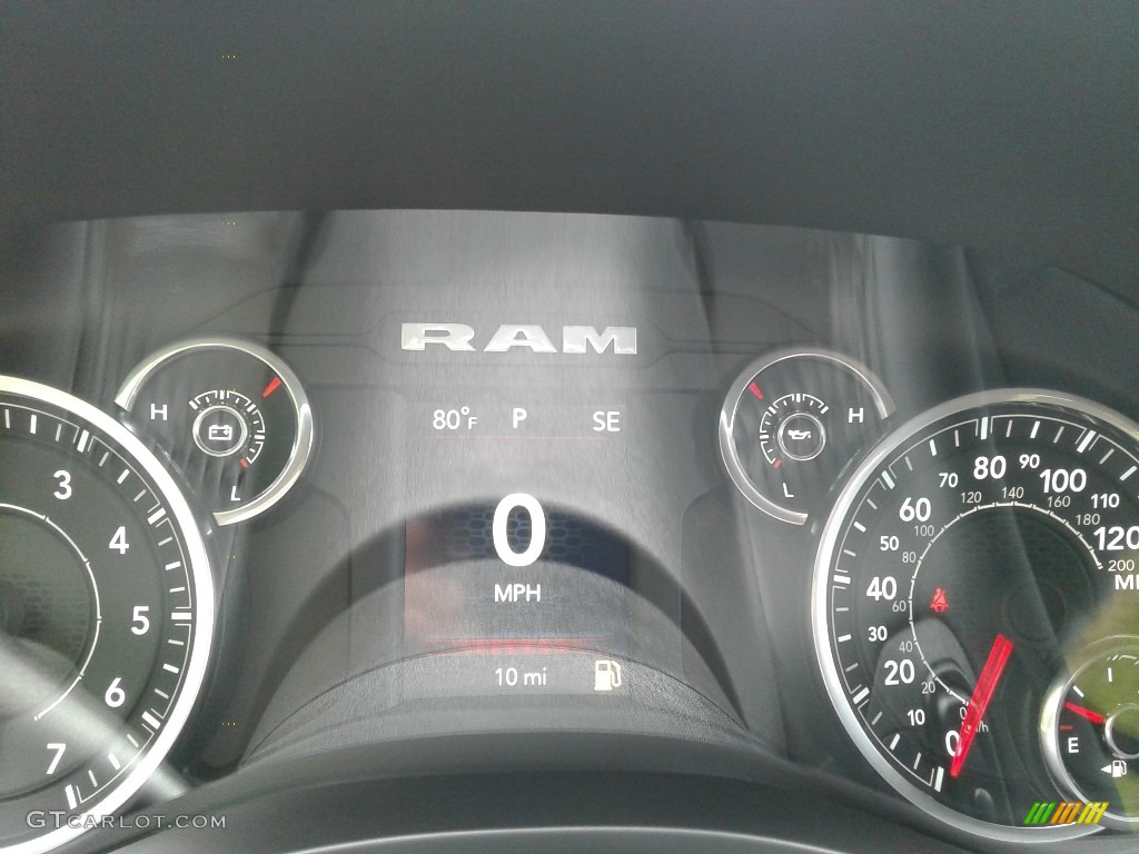 2021 Ram 1500 Big Horn Quad Cab 4x4 Gauges Photo #142207336