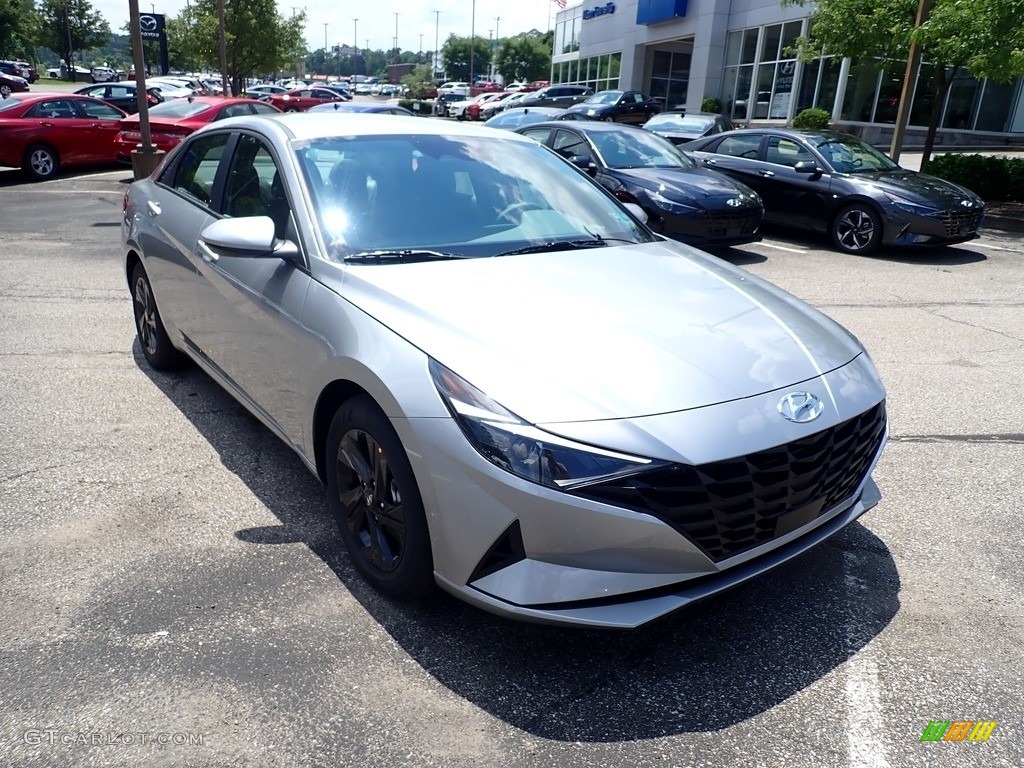 2021 Elantra SEL - Shimmering Silver Pearl / Medium Gray photo #3