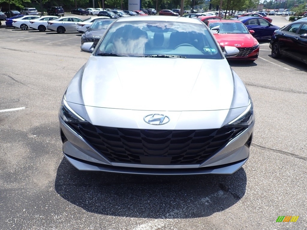 2021 Elantra SEL - Shimmering Silver Pearl / Medium Gray photo #4