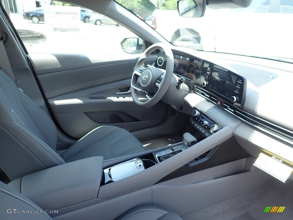 2021 Elantra SEL - Shimmering Silver Pearl / Medium Gray photo #12