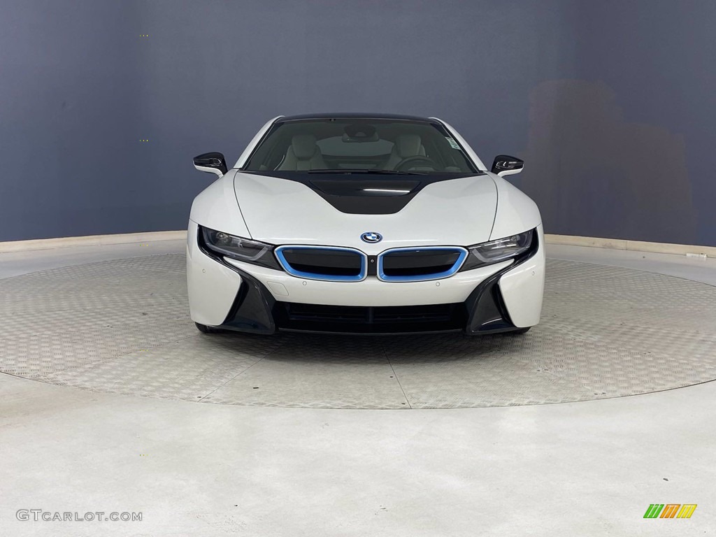 2015 i8 Pure Impulse World - Crystal White Pearl Metallic / Pure Impulse Carum Spice Grey photo #2