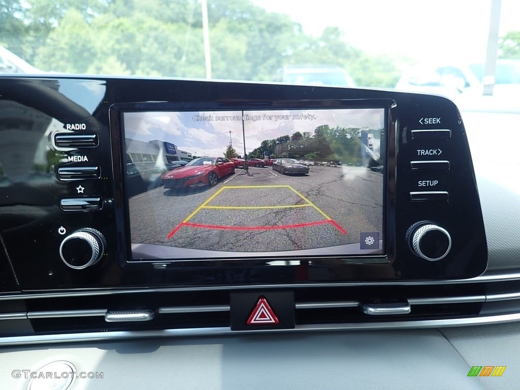 2021 Elantra SEL - Shimmering Silver Pearl / Medium Gray photo #18