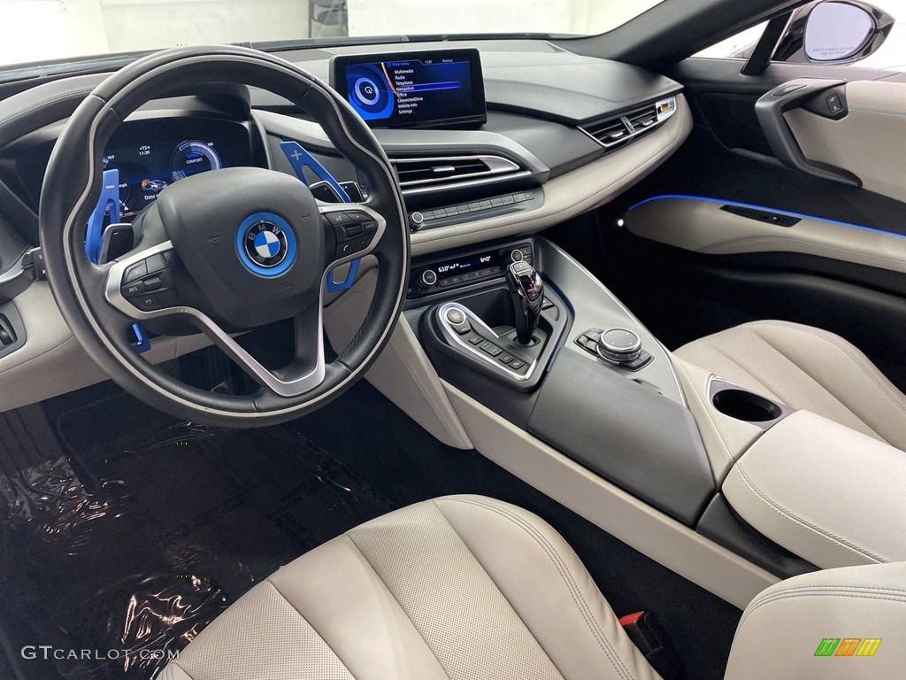 2015 i8 Pure Impulse World - Crystal White Pearl Metallic / Pure Impulse Carum Spice Grey photo #15