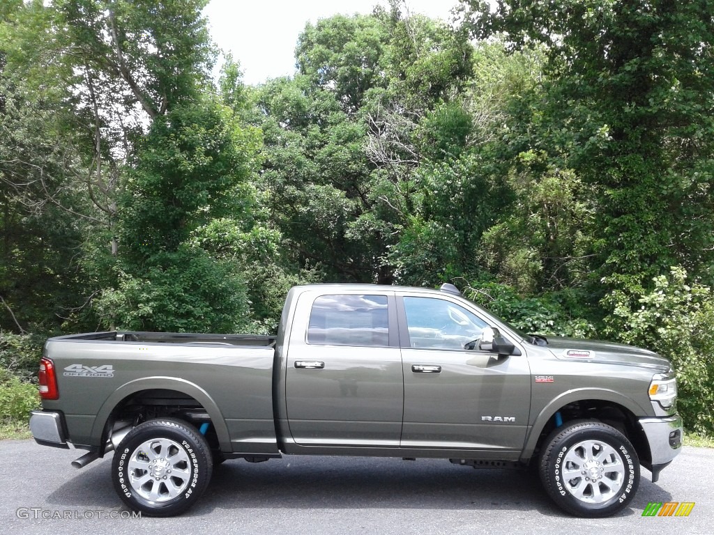 Olive Green Pearl 2021 Ram 2500 Laramie Crew Cab 4x4 Exterior Photo #142208116
