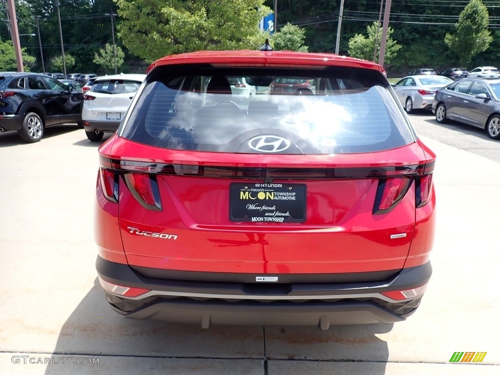 2022 Tucson SE AWD - Calypso Red / Black photo #8