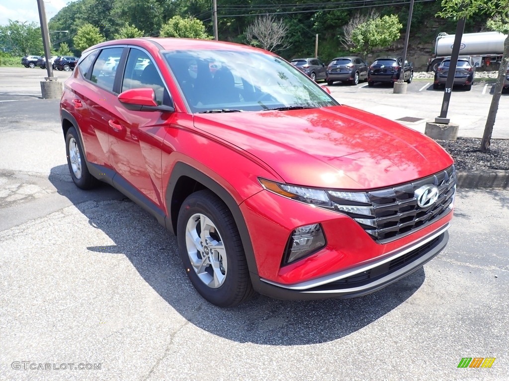 2022 Tucson SE - Calypso Red / Gray photo #3