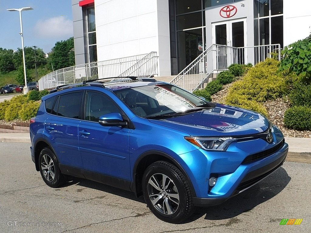2018 Electric Storm Blue Toyota RAV4 XLE AWD 142197692 Photo 22