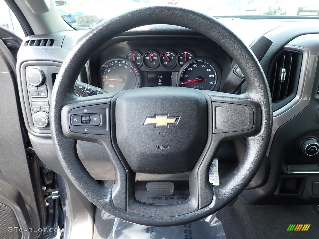 2019 Silverado 1500 Custom Double Cab 4WD - Shadow Gray Metallic / Jet Black photo #23