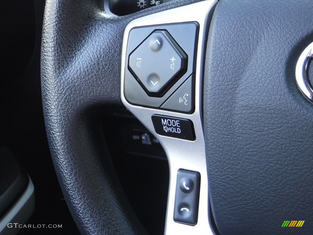 2020 Toyota Tundra TRD Sport CrewMax 4x4 Black Steering Wheel Photo #142210660