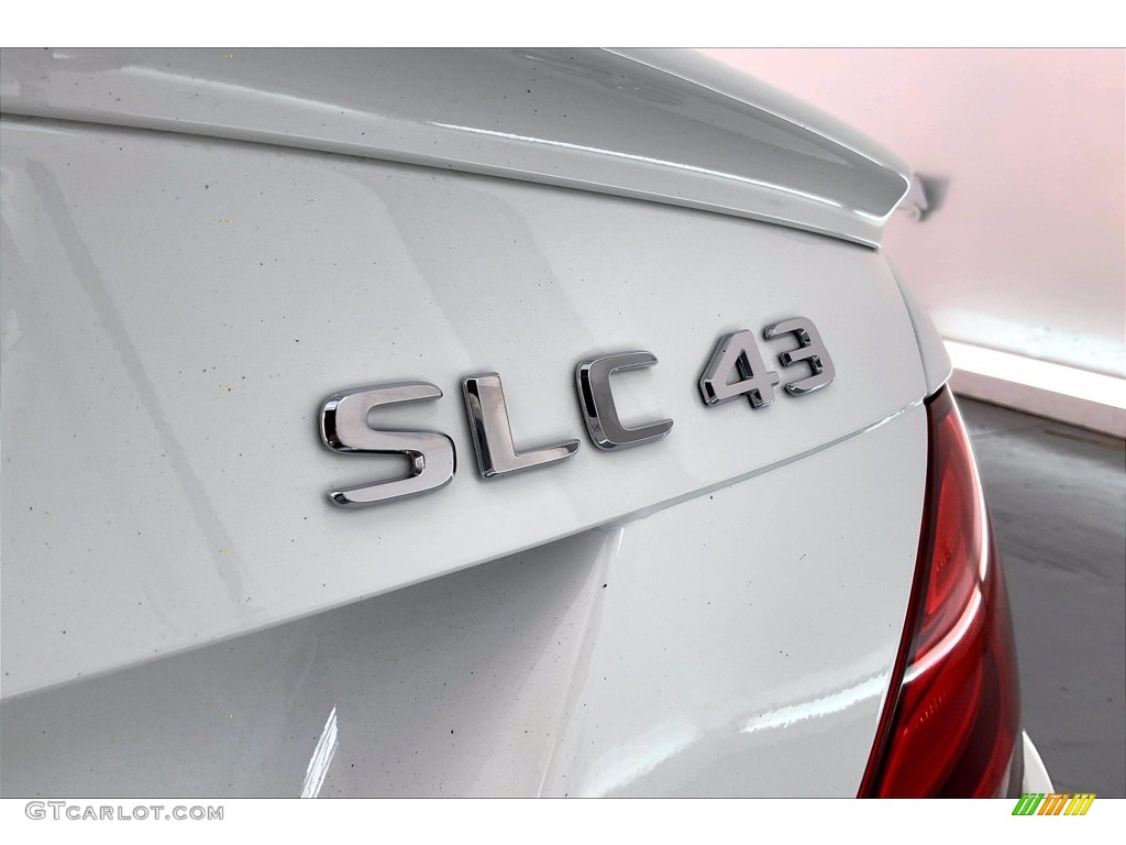 2018 SLC 43 AMG Roadster - Polar White / Brown/Black photo #7