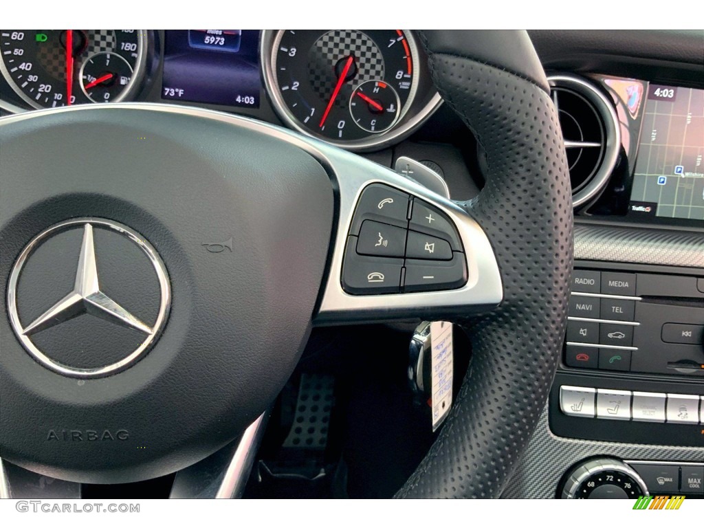 2018 SLC 43 AMG Roadster - Polar White / Brown/Black photo #20