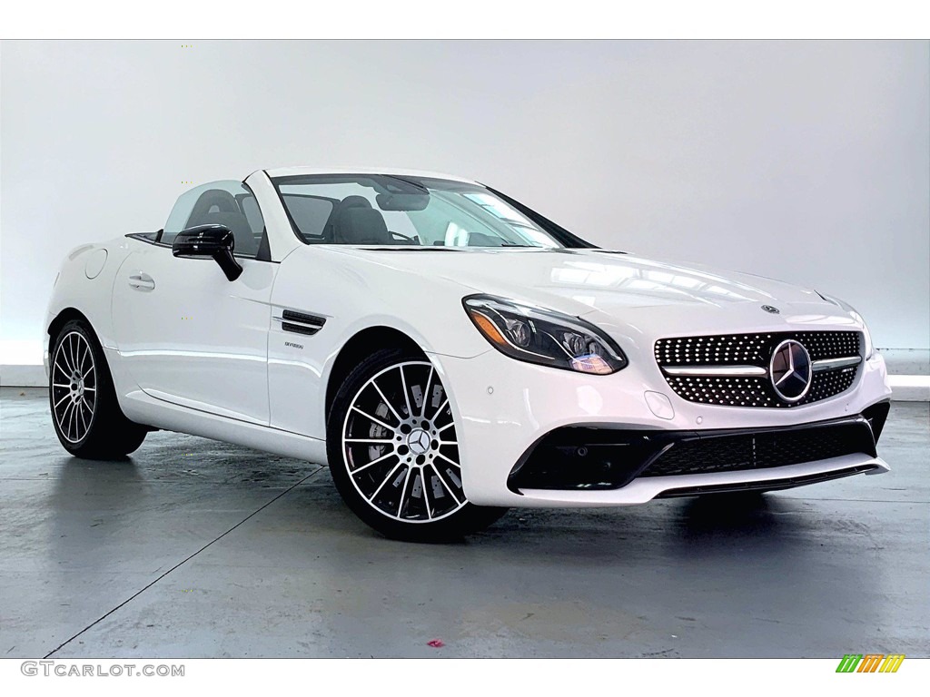 2018 SLC 43 AMG Roadster - Polar White / Brown/Black photo #31