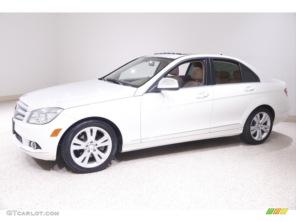 2008 C 300 4Matic Luxury - Arctic White / Savanna/Cashmere photo #3