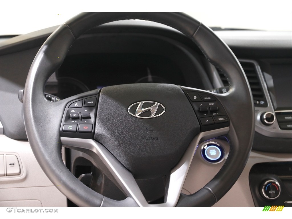 2018 Hyundai Tucson Value Gray Steering Wheel Photo #142212442