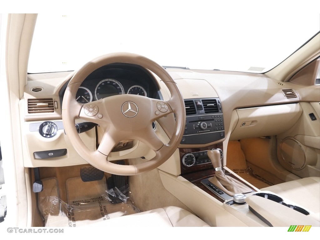 2008 C 300 4Matic Luxury - Arctic White / Savanna/Cashmere photo #6