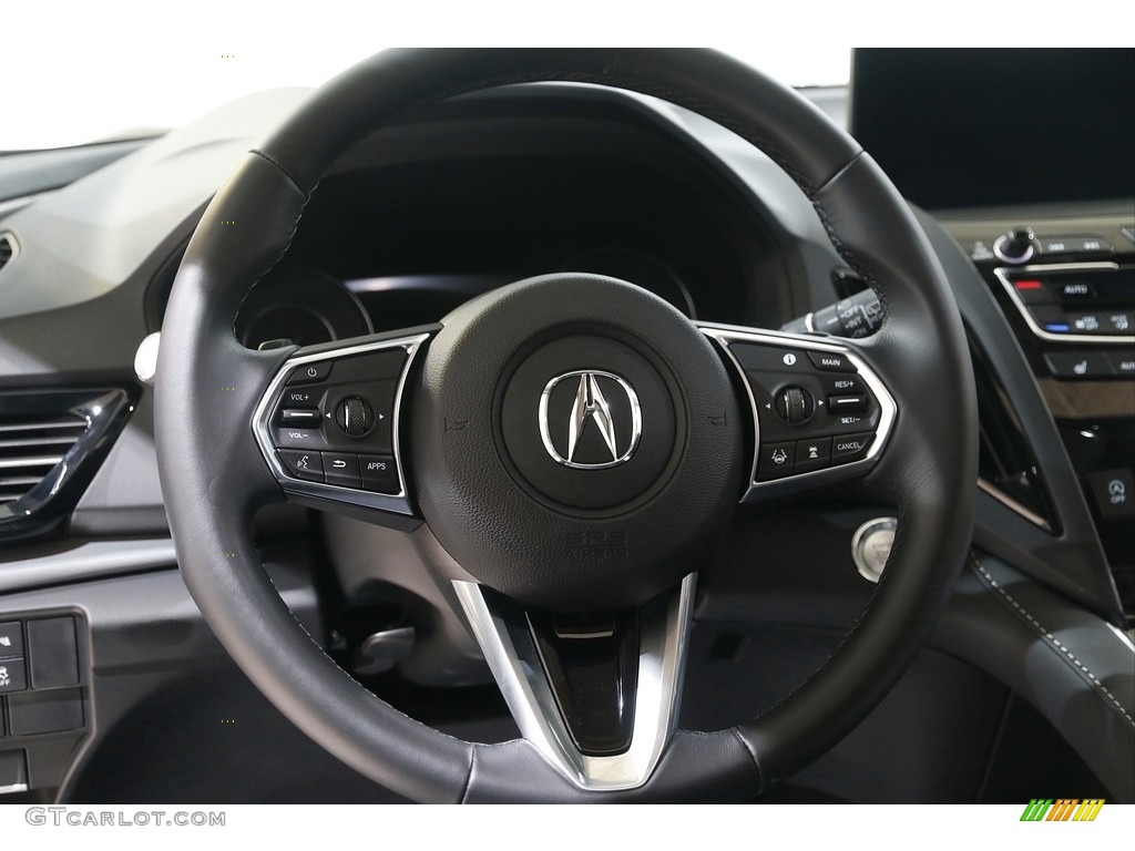 2020 Acura RDX Technology AWD Ebony Steering Wheel Photo #142214026