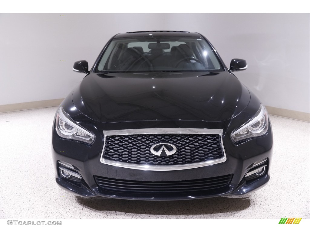 2016 Q50 3.0t AWD - Black Obsidian / Graphite photo #2