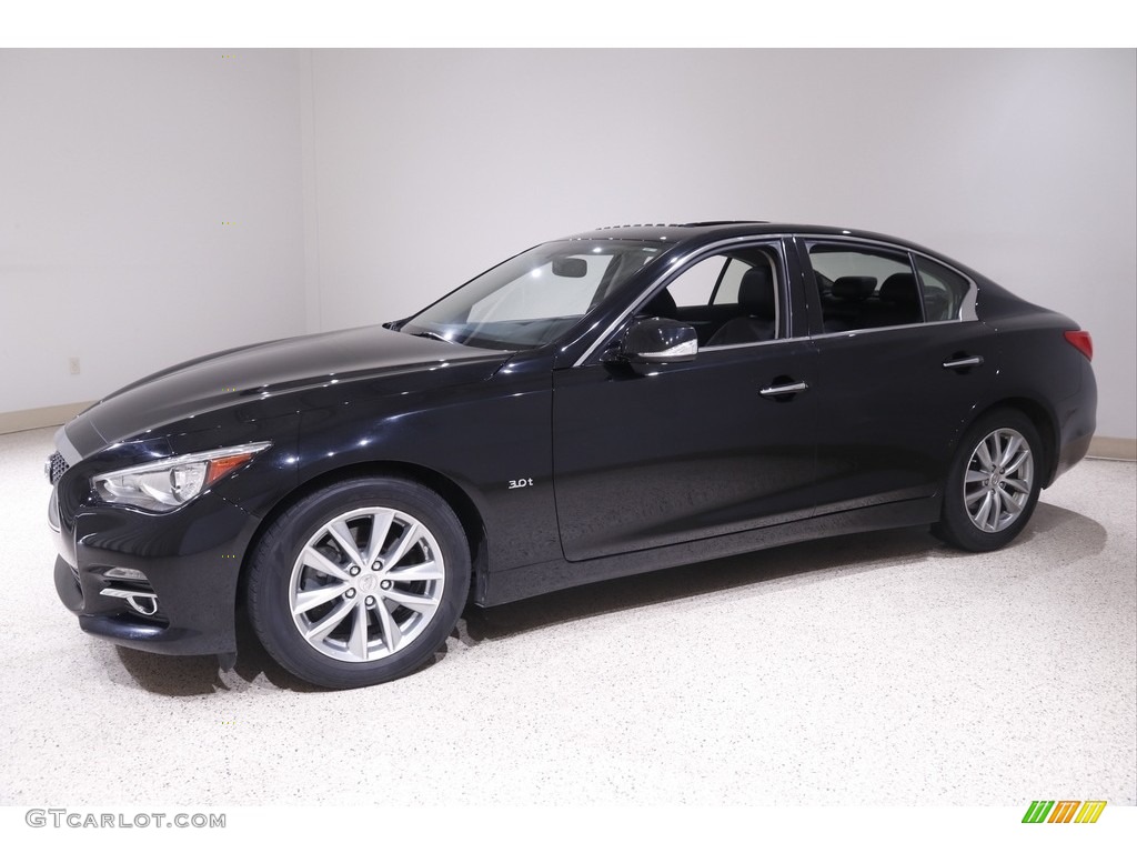 Black Obsidian 2016 Infiniti Q50 3.0t AWD Exterior Photo #142214672