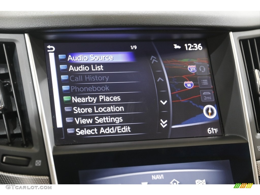 2016 Infiniti Q50 3.0t AWD Controls Photo #142214818