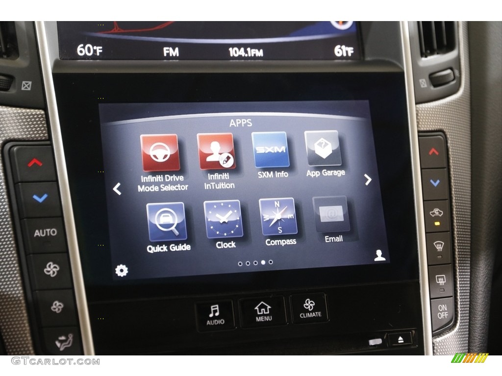 2016 Infiniti Q50 3.0t AWD Controls Photo #142214854