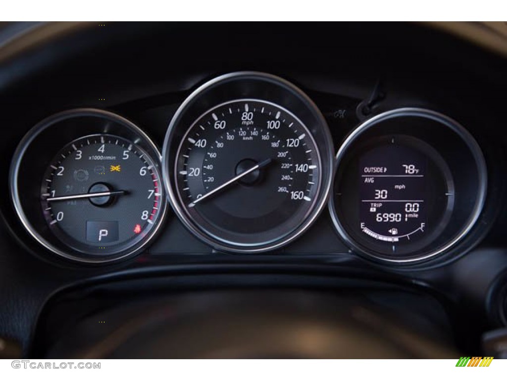 2016 CX-5 Touring - Meteor Gray Mica / Black photo #27