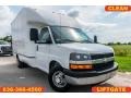 Summit White 2008 Chevrolet Express Cutaway 3500 Commercial Moving Van