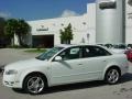 2007 Ibis White Audi A4 2.0T Sedan  photo #2