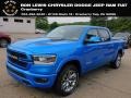 2021 Hydro Blue Pearl Ram 1500 Laramie Crew Cab 4x4  photo #1