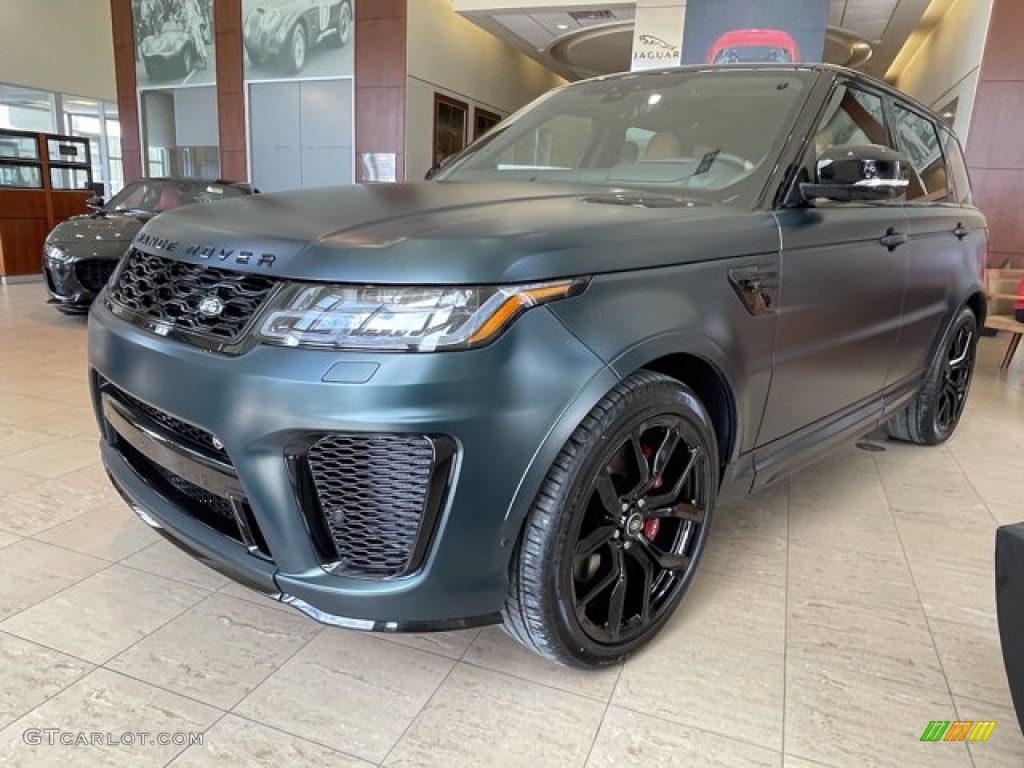 2021 Range Rover Sport SVR - SVO Premium Palette Green / Vintage Tan/Ebony photo #1