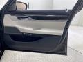 Ivory White/Black 2018 BMW 7 Series 750i Sedan Door Panel