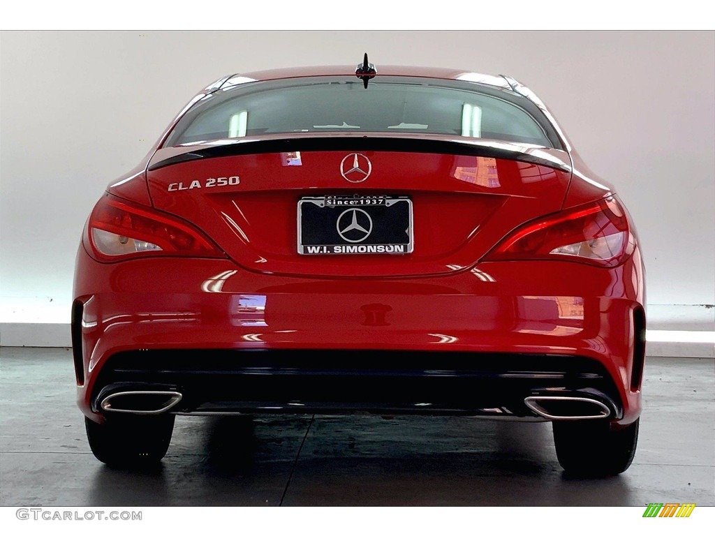 2018 CLA 250 Coupe - Jupiter Red / Black photo #3