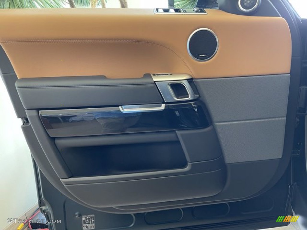 2021 Land Rover Range Rover Sport SVR Vintage Tan/Ebony Door Panel Photo #142217611