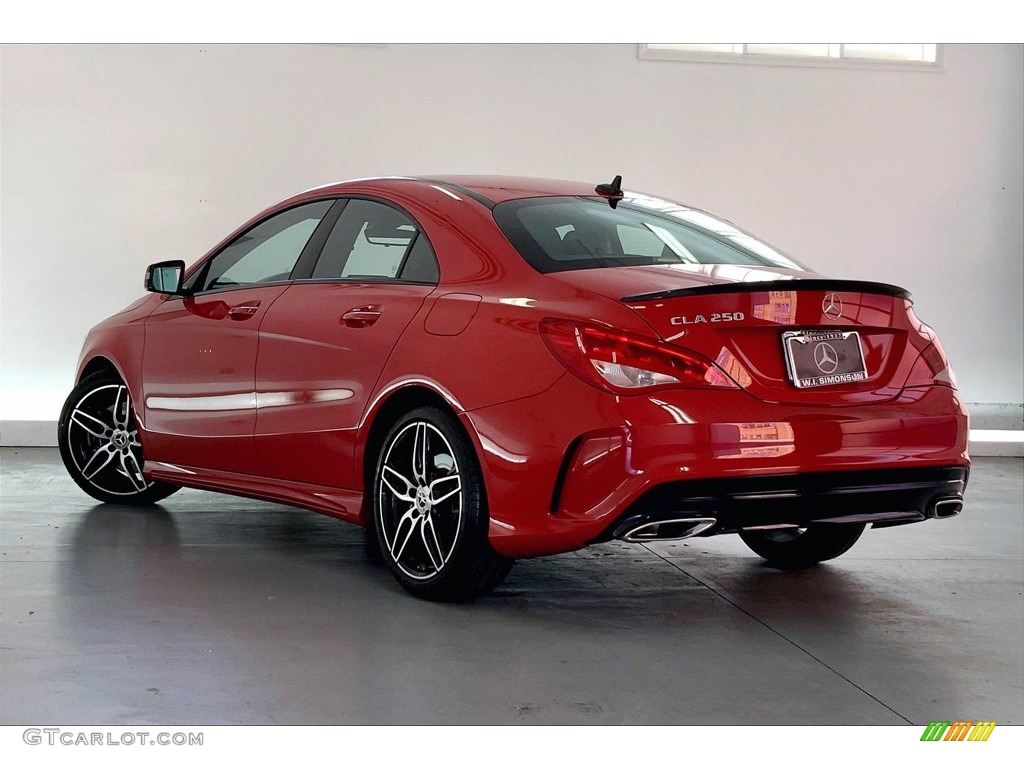 2018 CLA 250 Coupe - Jupiter Red / Black photo #10