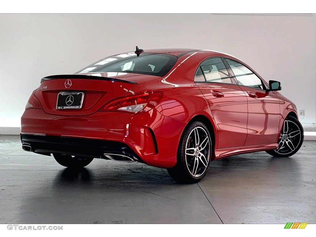 2018 CLA 250 Coupe - Jupiter Red / Black photo #13