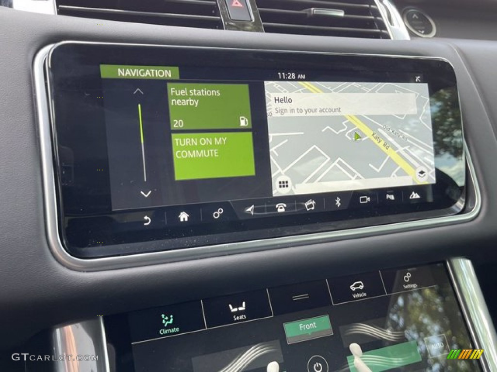 2021 Land Rover Range Rover Sport SVR Navigation Photos
