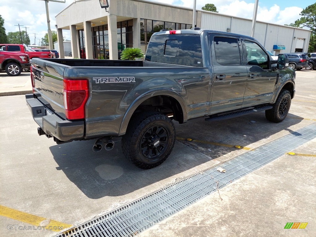 2020 F250 Super Duty Lariat Crew Cab 4x4 Tremor Off-Road Package - Silver Spruce / Black photo #3