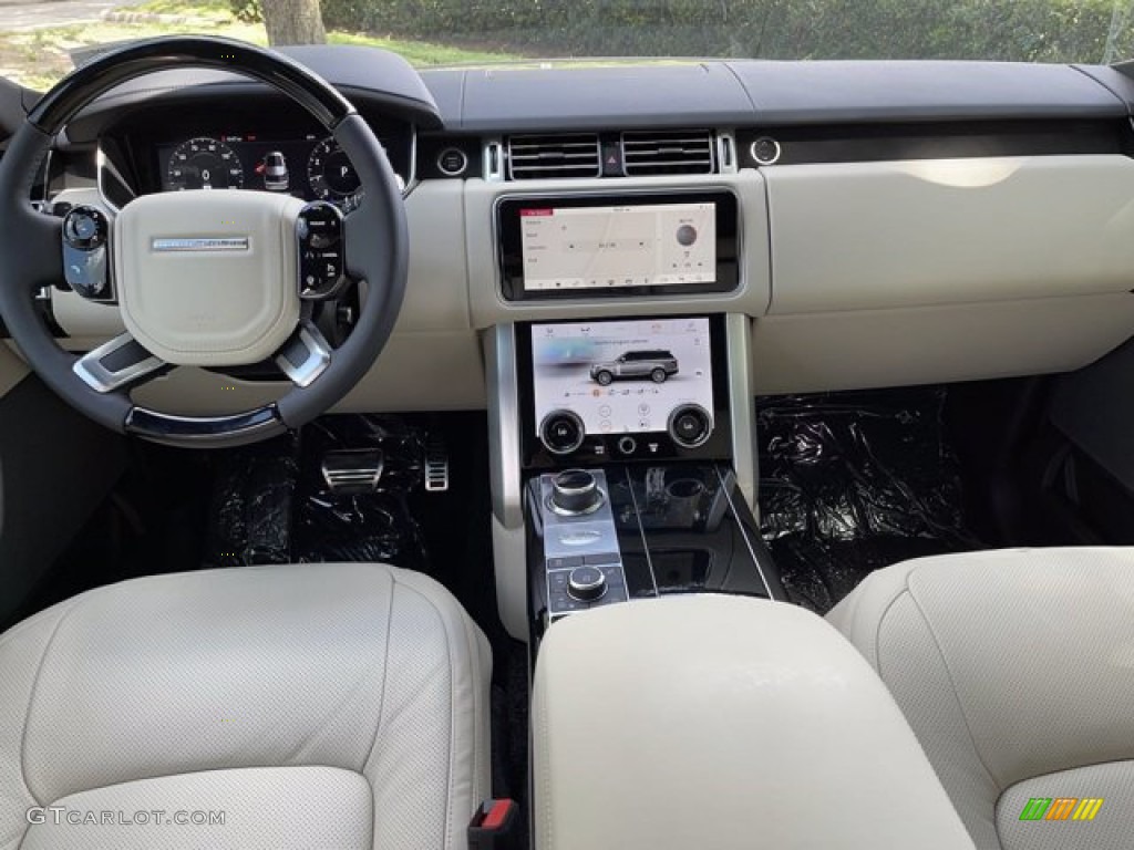 2021 Land Rover Range Rover Westminster Ebony/Ivory Dashboard Photo #142218400