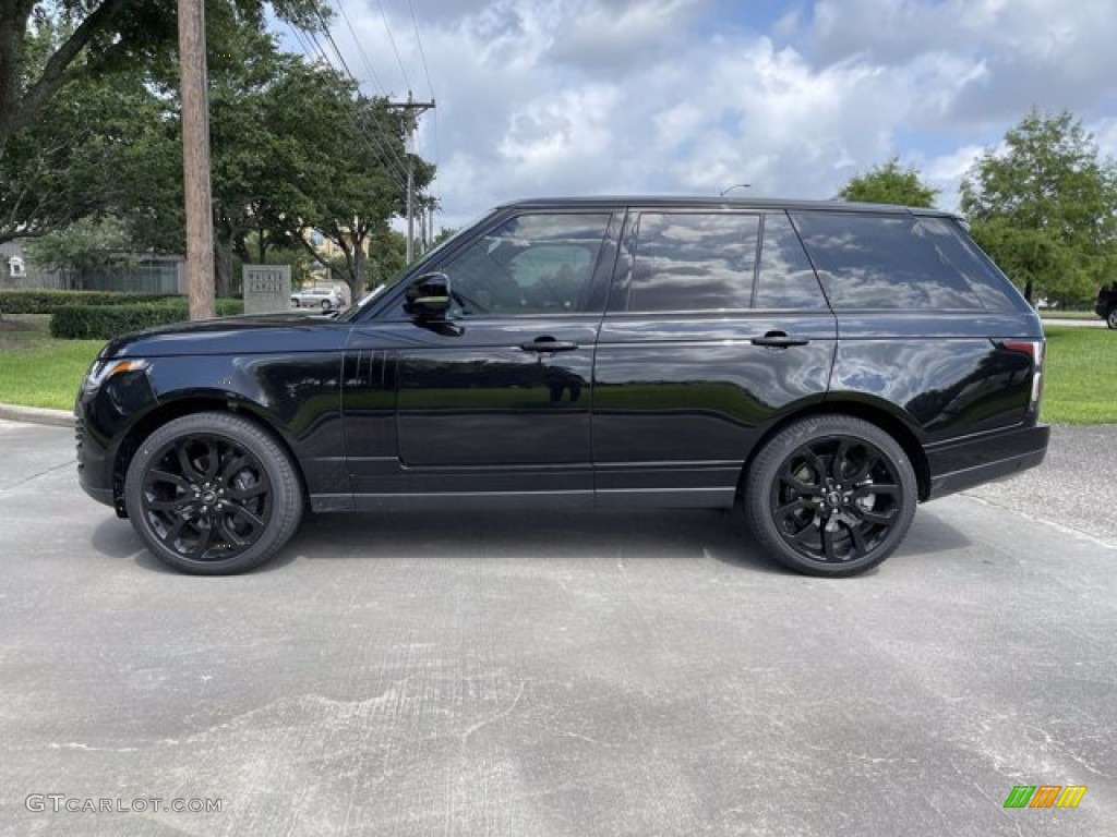 Santorini Black Metallic 2021 Land Rover Range Rover Westminster Exterior Photo #142218418