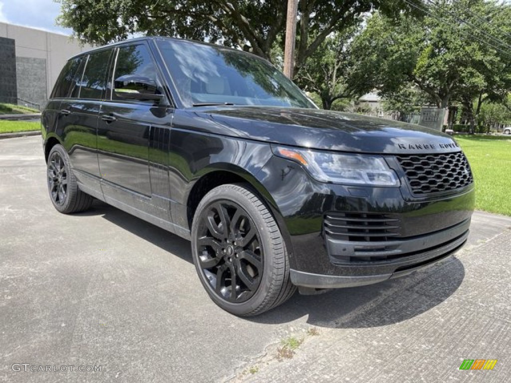 Santorini Black Metallic 2021 Land Rover Range Rover Westminster Exterior Photo #142218481