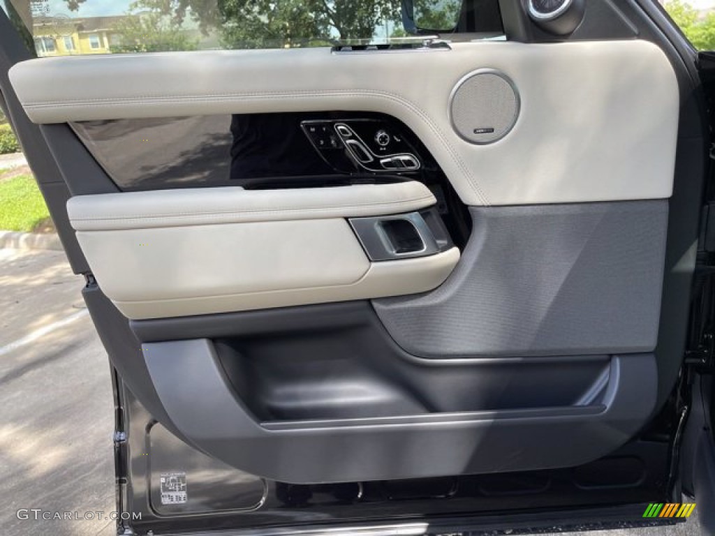 2021 Land Rover Range Rover Westminster Ebony/Ivory Door Panel Photo #142218493