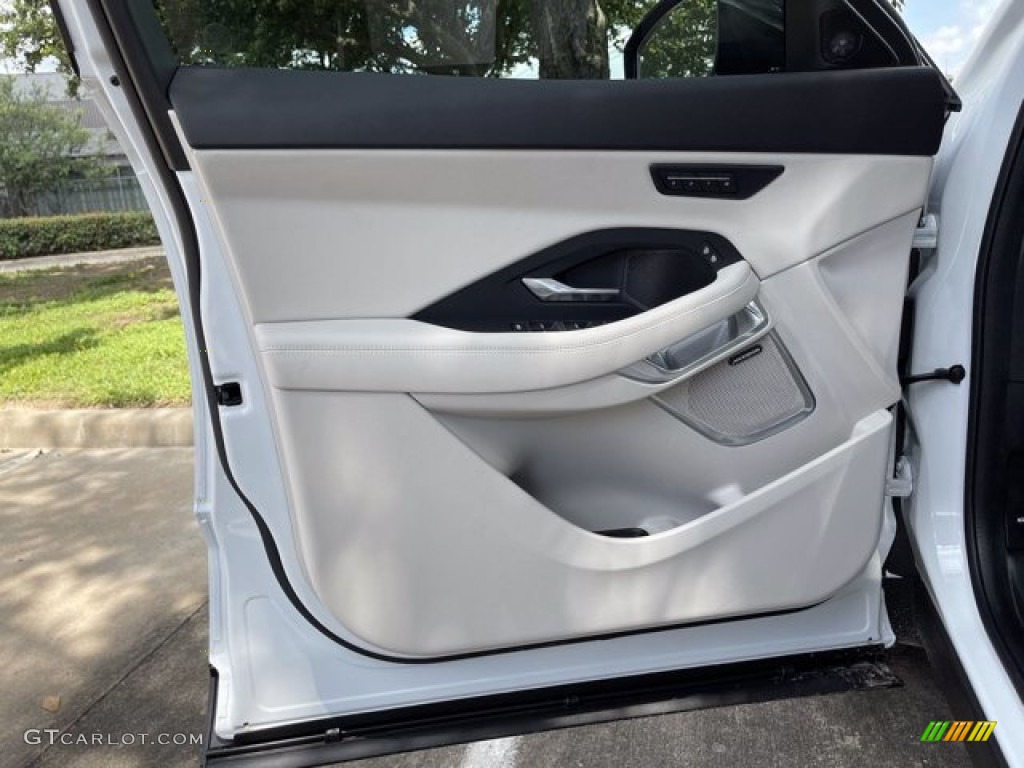 2021 Jaguar E-PACE P250 SE AWD Ebony/Light Oyster Door Panel Photo #142218865
