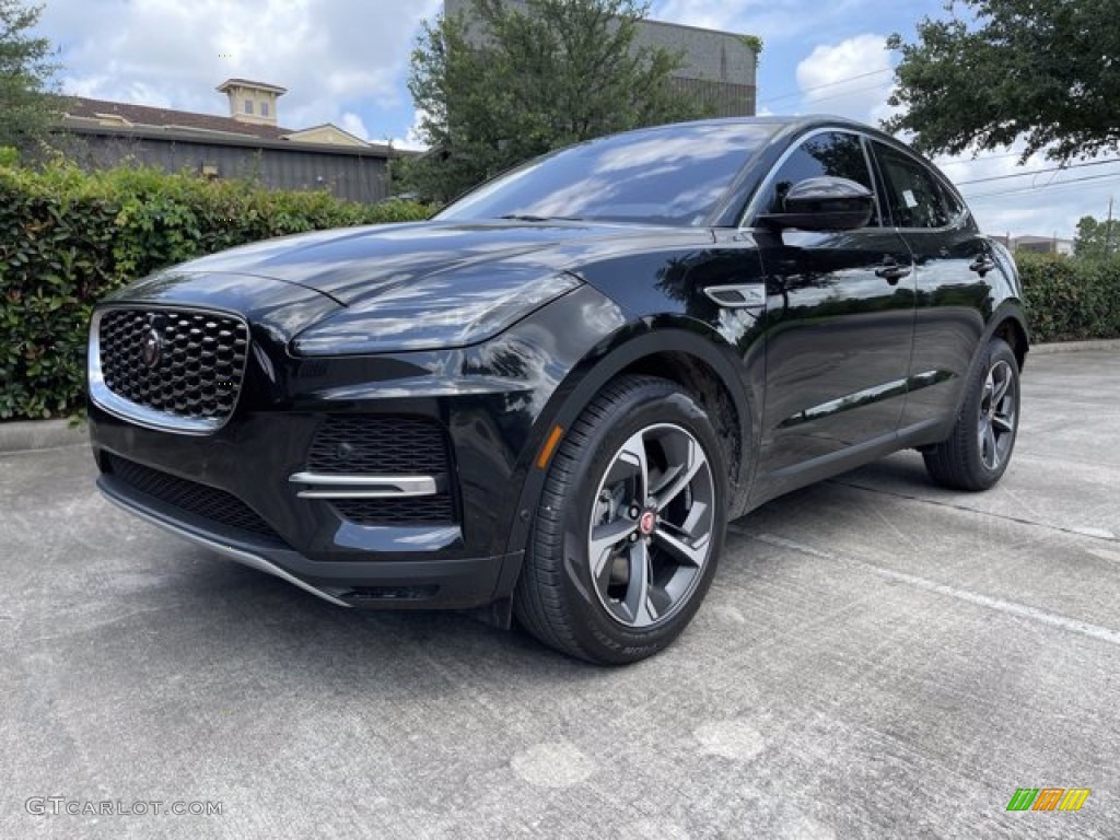 Santorini Black Metallic 2021 Jaguar E-PACE P250 SE AWD Exterior Photo #142219084