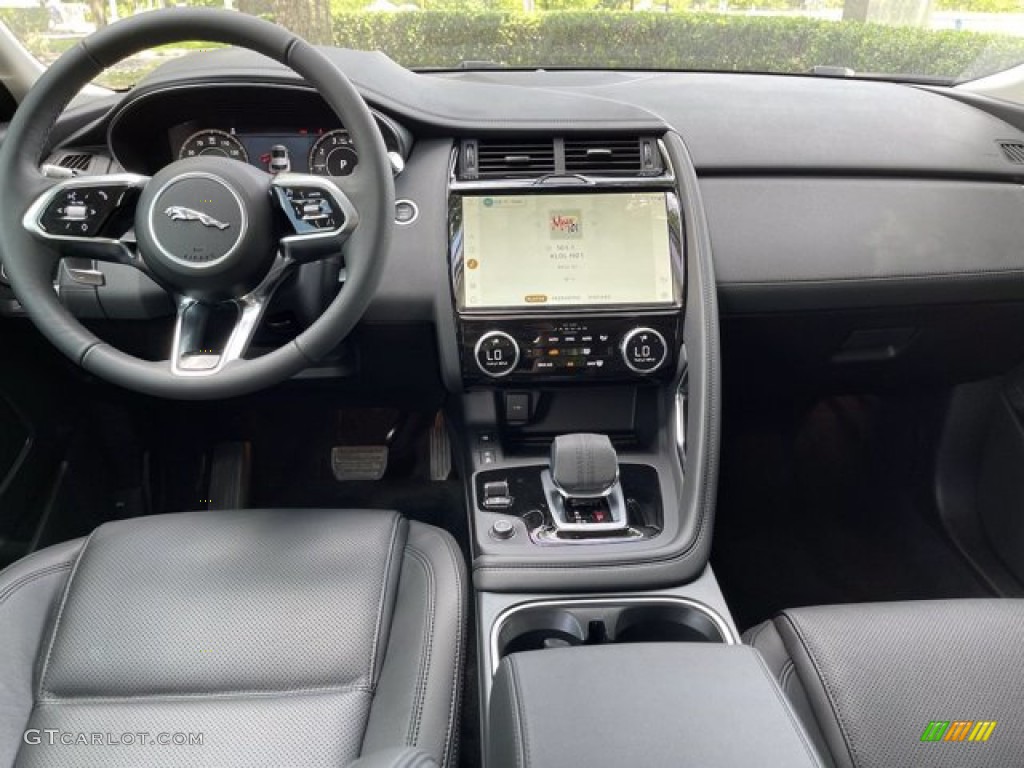 2021 Jaguar E-PACE P250 SE AWD Ebony Dashboard Photo #142219117
