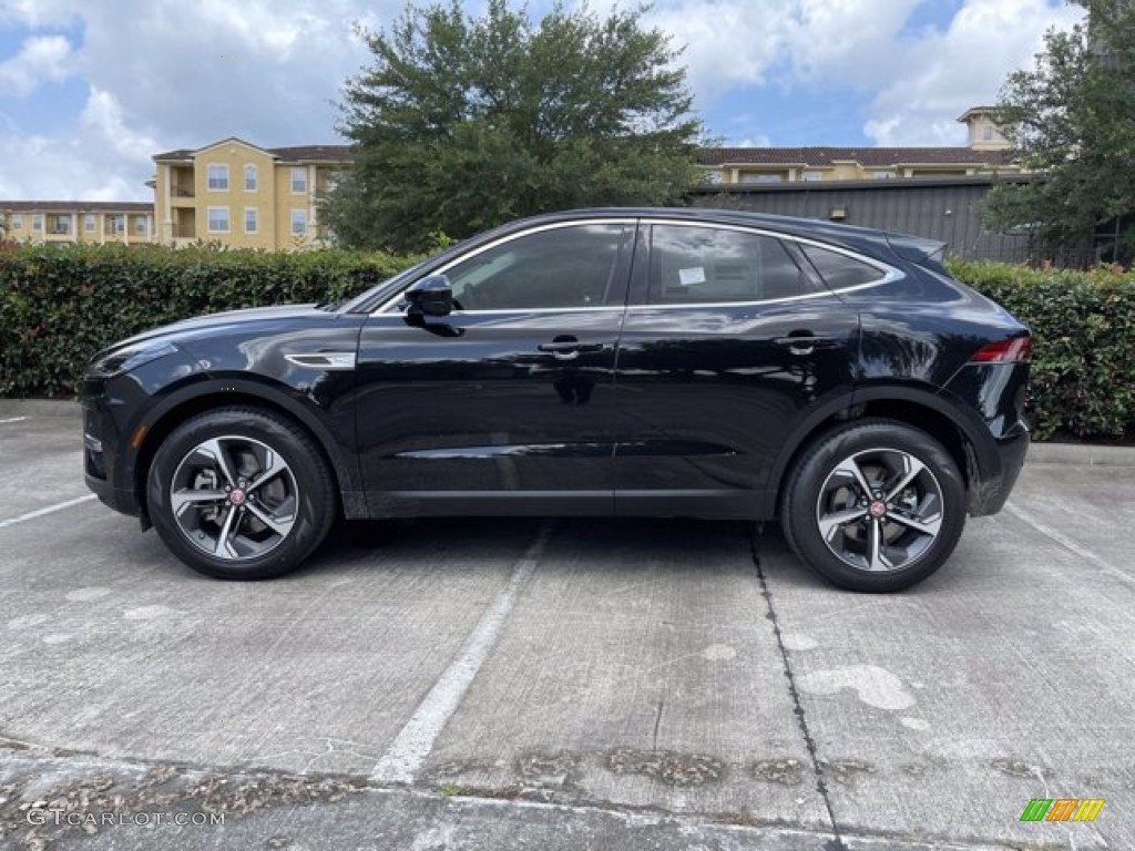 Santorini Black Metallic 2021 Jaguar E-PACE P250 SE AWD Exterior Photo #142219138