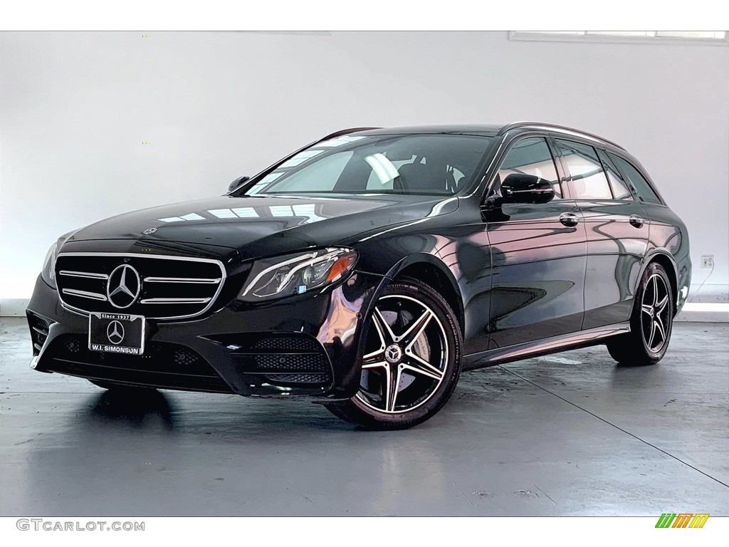 2019 E 450 4Matic Wagon - Obsidian Black Metallic / Black photo #12