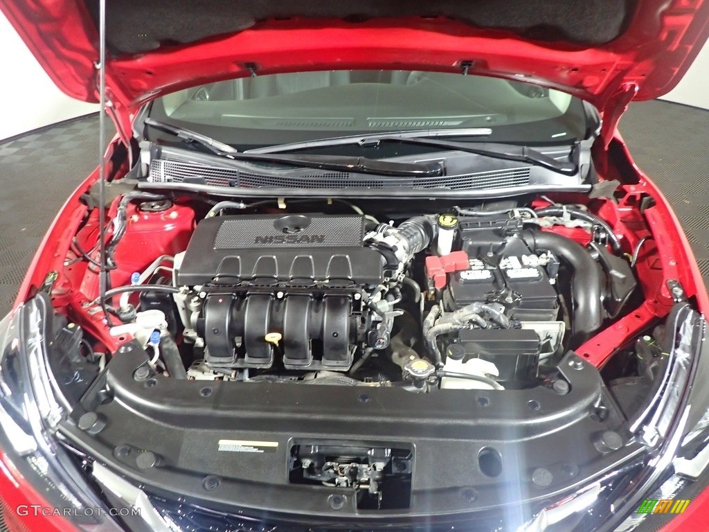 2017 Sentra SV - Red Alert / Charcoal photo #7