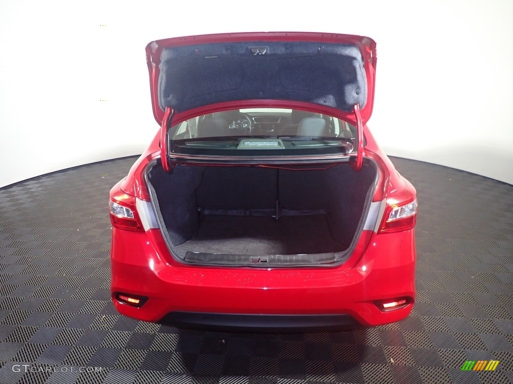 2017 Sentra SV - Red Alert / Charcoal photo #14