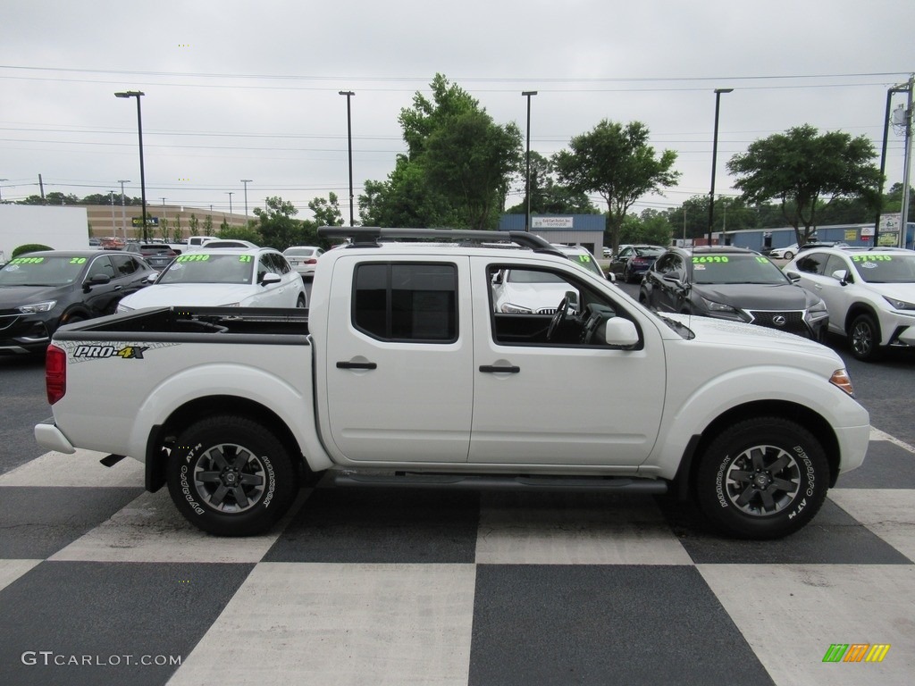 Glacier White 2020 Nissan Frontier Pro-4X Crew Cab 4x4 Exterior Photo #142221381