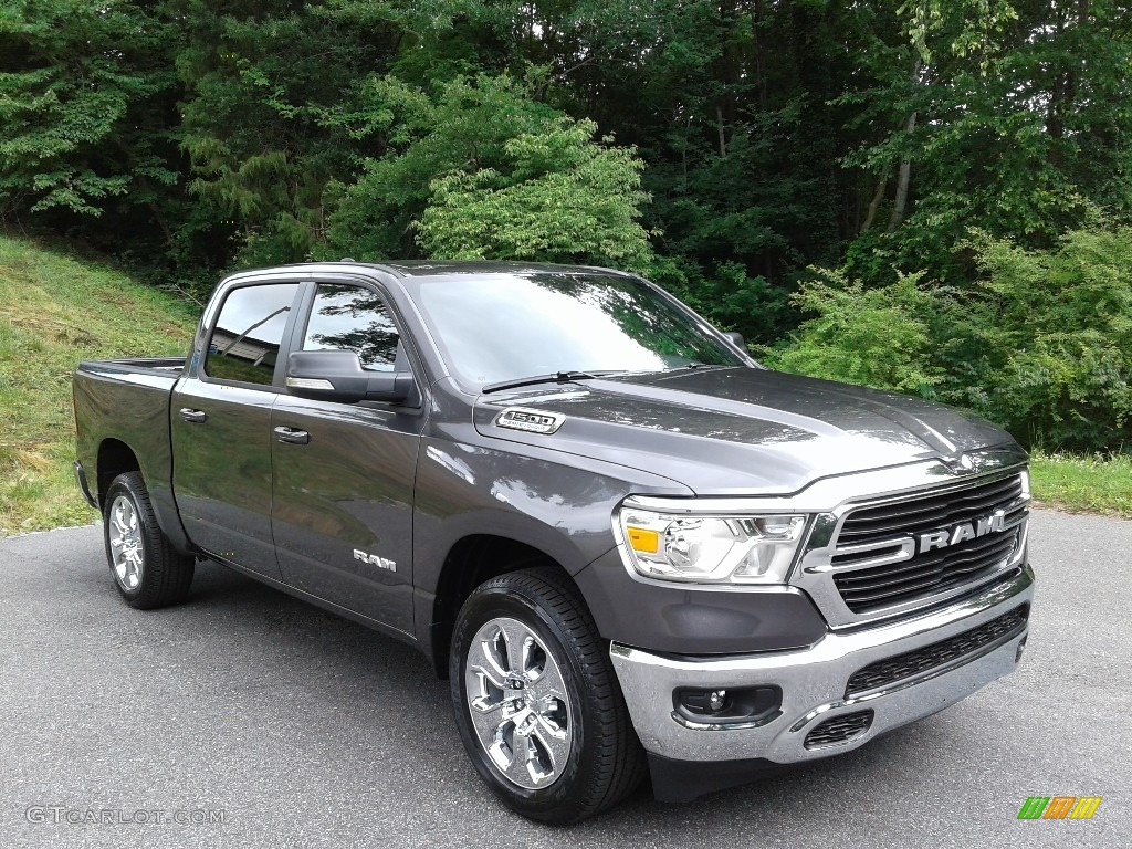 Granite Crystal Metallic 2021 Ram 1500 Big Horn Crew Cab 4x4 Exterior Photo #142221681